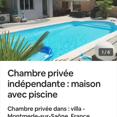 Très jolie chambre avec piscine