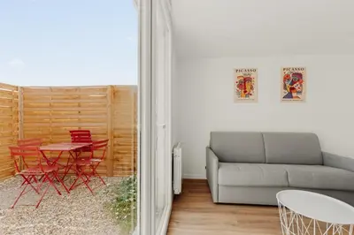 Coin salon dans l'établissement Le Jardin Secret