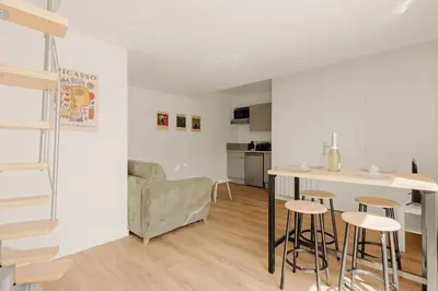 Cuisine ou kitchenette dans l'établissement L'Atelier Chic