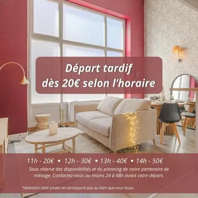 Coin salon dans l'établissement Cosy et Design Brotteaux - Massena