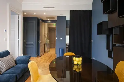 Coin salon dans l'établissement MiHotel Gailleton