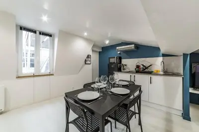 Cuisine ou kitchenette dans l'établissement All in Lyon | Le studio des Célestins