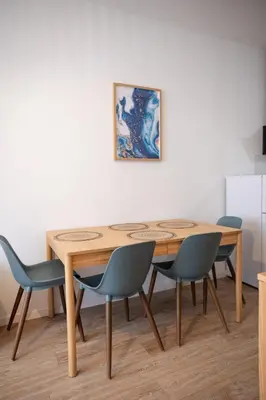 Télévision ou salle de divertissement dans l'établissement Saint-Fons centre appartement meublé