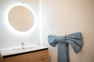 Salle de bains dans l'établissement Saint-Fons centre appartement meublé