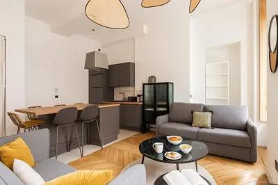 Cuisine ou kitchenette dans l'établissement Zest Familial - Quartier Ainay