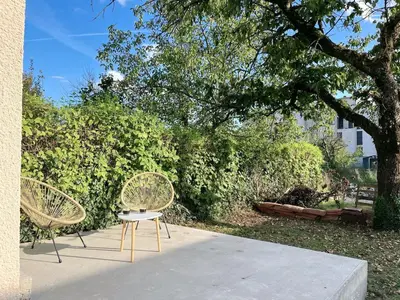 Jardin de l'établissement La lodge de la gare