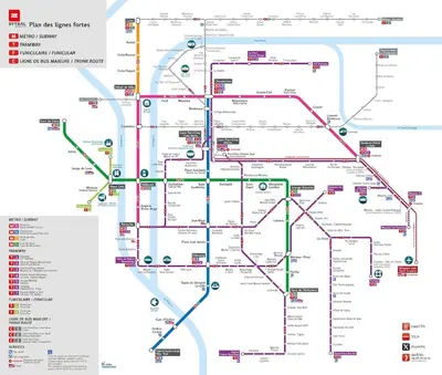 Plan de l'établissement Appartement proche des transports