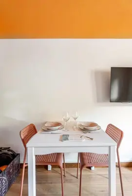 Télévision ou salle de divertissement dans l'établissement Studio Wellness & Détente Cosy