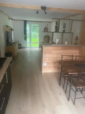 Cuisine ou kitchenette dans l'établissement Chez Nico