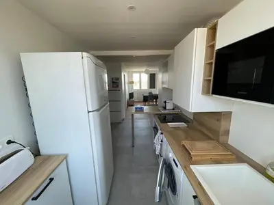 Cuisine ou kitchenette dans l'établissement Nouvel appart près de Lyon 8