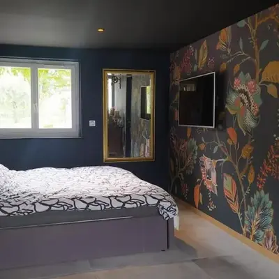 Rez de chaussée maison avec terrasse et piscine