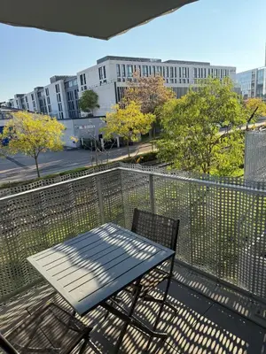 Balcon ou terrasse dans l'établissement Villeurbanne la soie - Rhône express
