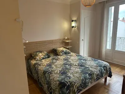 Un ou plusieurs lits dans un hébergement de l'établissement T2 cosy gare de Villeurbanne,Part-dieu
