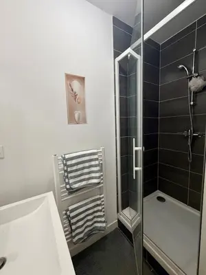 Salle de bains dans l'établissement Harmony