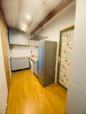 Cuisine ou kitchenette dans l'établissement Studio à la campagne