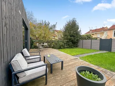 Jardin de l'établissement Terrasse & Jardin privés, Lumineux, Calme absolu