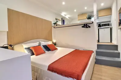 Plan de l'établissement Charming 17 m studio A cozy retreat for two in the heart of Villeurbanne