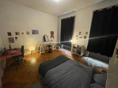 Coin salon dans l'établissement Chambre privé dans colocation