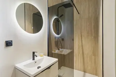Salle de bains dans l'établissement Superbe appartement, design & moderne en hypercentre