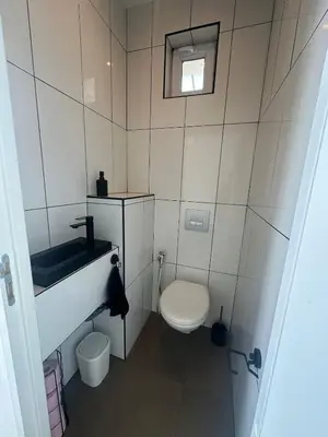 Salle de bains dans l'établissement Appartement cosy à côté du métro