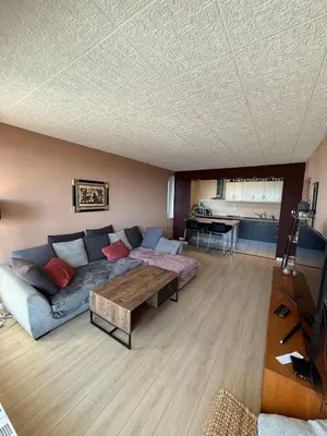 Coin salon dans l'établissement Sky Lautaret