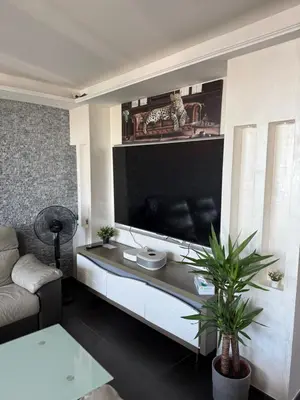 Télévision ou salle de divertissement dans l'établissement Appartement vue sur Lyon