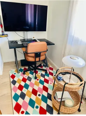 Télévision ou salle de divertissement dans l'établissement Appartement cosy au cœur de Montchat- tout confort