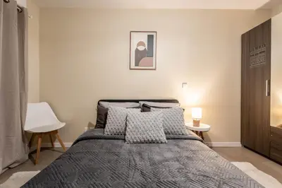 Un ou plusieurs lits dans un hébergement de l'établissement Le Magnifique - Grand balcon - Netflix - Grand Marché