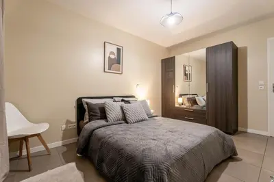 Un ou plusieurs lits dans un hébergement de l'établissement Le Magnifique - Grand balcon - Netflix - Grand Marché
