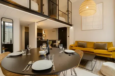 Coin salon dans l'établissement SmartStay Bellecour - Ainay Lyon