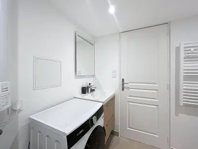 Cuisine ou kitchenette dans l'établissement Le BEAU LOUIS
