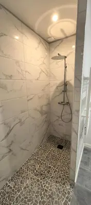 Salle de bains dans l'établissement Studio cosy indépendant