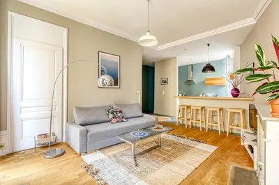 Coin salon dans l'établissement Centre du Vieux Lyon - 4 personnes