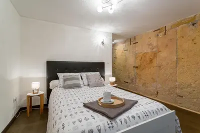 Un ou plusieurs lits dans un hébergement de l'établissement Charmant T2 Lyon Centre Presqu'île Croix Rousse !