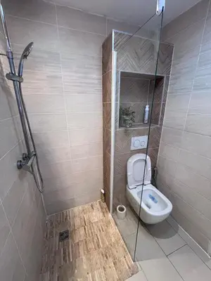 Salle de bains dans l'établissement Maison à Chasse sur Rhône avec parking clos