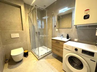 Salle de bains dans l'établissement L'harmonie
