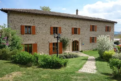 Jardin de l'établissement Maison d'hôtes en Beaujolais