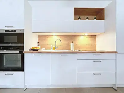 Cuisine ou kitchenette dans l'établissement Le Havre Bleu - Prox Metro A et Gare