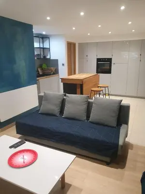 Cuisine ou kitchenette dans l'établissement Appartement cosy avec parking privé