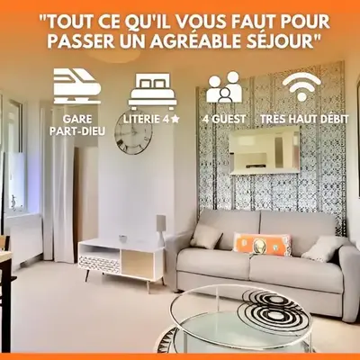 PARAKALO - PartDieu l Bureau l Calme by Dreamy Flat Lyon