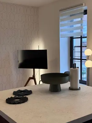Télévision ou salle de divertissement dans l'établissement Premium Baraban
