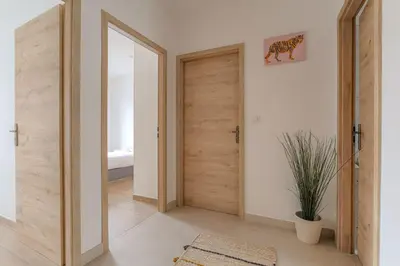 Plan de l'établissement Maison Chaleureuse avec jardin
