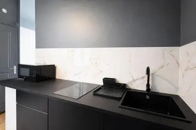 Cuisine ou kitchenette dans l'établissement Nü - Lyon centre ville - gare perrache