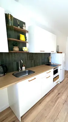 Cuisine ou kitchenette dans l'établissement Casa Sole