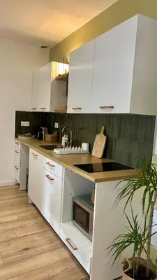 Cuisine ou kitchenette dans l'établissement Casa Verde