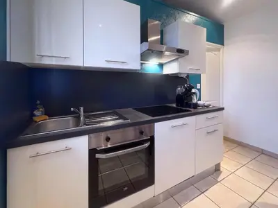 Cuisine ou kitchenette dans l'établissement Maison 3 appartements