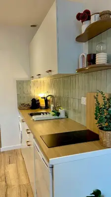 Cuisine ou kitchenette dans l'établissement Casa Alba