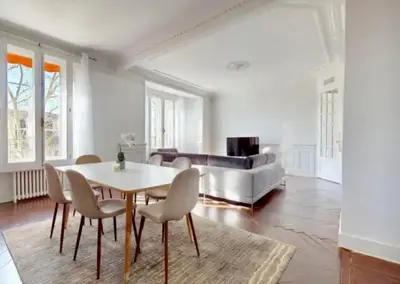 Télévision ou salle de divertissement dans l'établissement Somptueux appartment Lyon-brotteaux