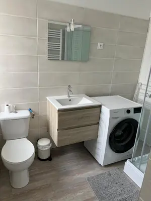 Salle de bains dans l'établissement Signature Apartment