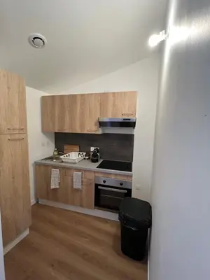 Cuisine ou kitchenette dans l'établissement Signature Apartment